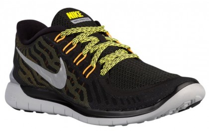 Nike Free 5.0 2015 Hommes baskets noir/argenté XGY161