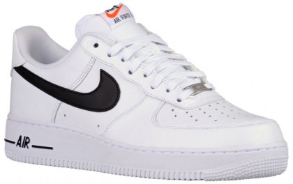Nike Air Force 1 Low Hommes chaussures de sport blanc/noir NKI252