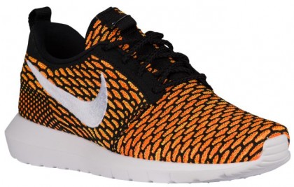 Nike Roshe One Flyknit NM Hommes baskets noir/Orange KTI408