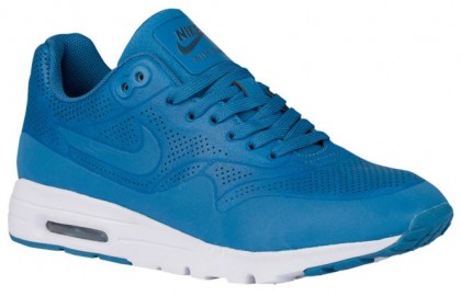 Nike Air Max 1 Ultra Moire Femmes chaussures de course bleu/blanc GYM246