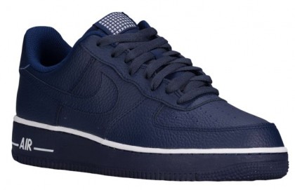 Nike Air Force 1 Low Hommes baskets bleu marin/blanc BEY789