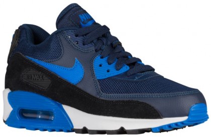 Nike Air Max 90 Femmes chaussures de sport bleu marin/noir TRL196