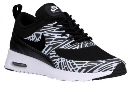 Nike Air Max Thea Femmes chaussures de course noir/blanc WKM311