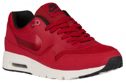 Nike Air Max 1 Ultra Essentials Femmes chaussures rouge/noir BUE911