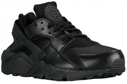 Nike Air Huarache Femmes sneakers Tout noir/noir ELC868