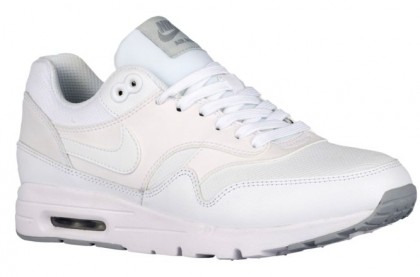 Nike Air Max 1 Ultra Essentials Femmes chaussures de sport blanc/gris IYZ113