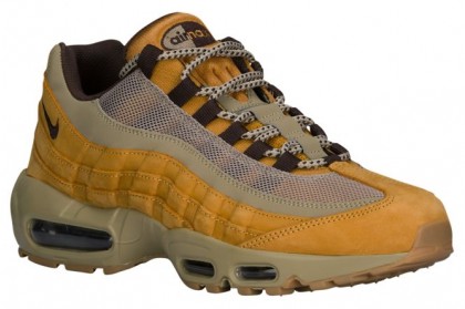 Nike Air Max 95 Premium Hommes chaussures de sport or/marron COI051