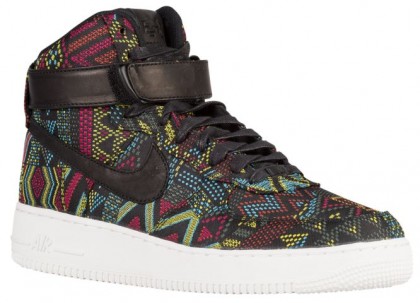 Nike Air Force 1 High Hommes sneakers noir/multicolore YXO555