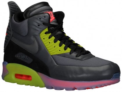 Nike Air Max 90 Sneakerboot Ice Hommes chaussures de course gris/vert clair XWR189