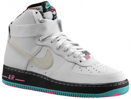 Nike Air Force 1 High Hommes chaussures de sport blanc/gris AAL924