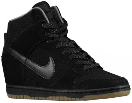 Nike Dunk Sky Hi Femmes chaussures noir/gris BQM957