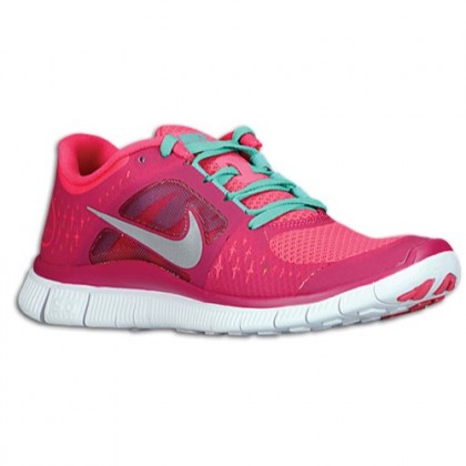 Nike Free Run + 3 Femmes baskets rose/argenté YUV912