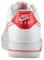 Nike Air Force 1 Low Hommes baskets blanc/rouge VUM127