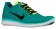 Nike Free RN Flyknit Hommes sneakers vert clair/noir KKY915