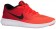 Nike Free RN Femmes chaussures de course rouge/Orange WBZ269