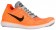 Nike Free RN Flyknit Hommes chaussures de course Orange/noir OVN975