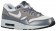 Nike Air Max 1 Essential Hommes chaussures de course gris/gris BYU177