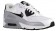 Nike Air Max 90 Femmes chaussures de sport blanc/noir TFU420