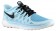 Nike Free 5.0 2014 Femmes sneakers bleu clair/noir DPZ411