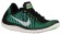 Nike Free 4.0 Flyknit Femmes chaussures noir/vert clair VJP521