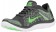 Nike Free 4.0 Flyknit Femmes chaussures de course gris/vert clair SYR909