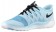 Nike Free 5.0 2014 Femmes sneakers bleu clair/noir DPZ411