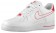 Nike Air Force 1 Low Hommes baskets blanc/rouge VUM127
