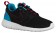 Nike Roshe One N7 Hommes chaussures de course noir/bleu clair YII248