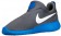 Nike Roshe One Slip On Hommes chaussures de course gris/bleu clair UAS342