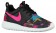 Nike Roshe One Print Premium Femmes baskets noir/rose XON609