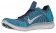 Nike Free RN Flyknit Femmes chaussures de sport bleu clair/gris QIM270