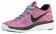 Nike Flyknit Lunar 3 Femmes baskets rose/bleu clair QRI313