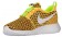Nike Roshe One Flyknit Femmes chaussures de sport vert clair/blanc TDK817