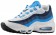 Nike Air Max 95 No Sew Hommes sneakers blanc/bleu clair ZCY406
