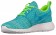 Nike Roshe One Flyknit Femmes baskets vert clair/bleu clair LZB816