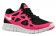 Nike Free Run + 2 Femmes chaussures noir/rose BAD091