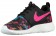 Nike Roshe One Print Premium Femmes baskets noir/rose XON609