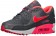 Nike Air Max 90 Femmes sneakers gris/rouge IEW540