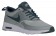 Nike Air Max Thea Femmes baskets gris/vert foncé OXK577