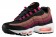 Nike Air Max 95 Jacquard Hommes chaussures de course noir/violet KQS753