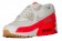 Nike Air Max 90 Femmes chaussures de sport blanc/rouge YEL426