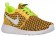 Nike Roshe One Flyknit Femmes chaussures de sport vert clair/blanc TDK817