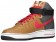 Nike Air Force 1 High Leather Hommes baskets marron/rouge SMK192