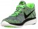 Nike Flyknit Lunar 3 Hommes chaussures gris/vert clair YWG577