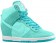 Nike Dunk Sky Hi Femmes sneakers vert clair/blanc UMB644