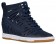 Nike Dunk Sky Hi Femmes chaussures de course bleu marin/blanc YCS853