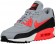 Nike Air Max 90 Femmes chaussures gris/rouge NLO543