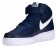 Nike Air Force 1 Mid Hommes sneakers bleu marin/blanc FFR662