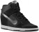 Nike Dunk Sky Hi Femmes sneakers noir/gris KUM004