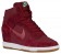Nike Dunk Sky Hi Femmes chaussures rouge/blanc MVU094